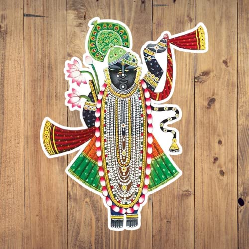 Adikala Pichwai Shrinathji MDF Cutout Design for Diwali | Dussehra | Rangoli | Pooja | Festival Gift | Wedding Decorations Big_(Set of 6) - Image 2
