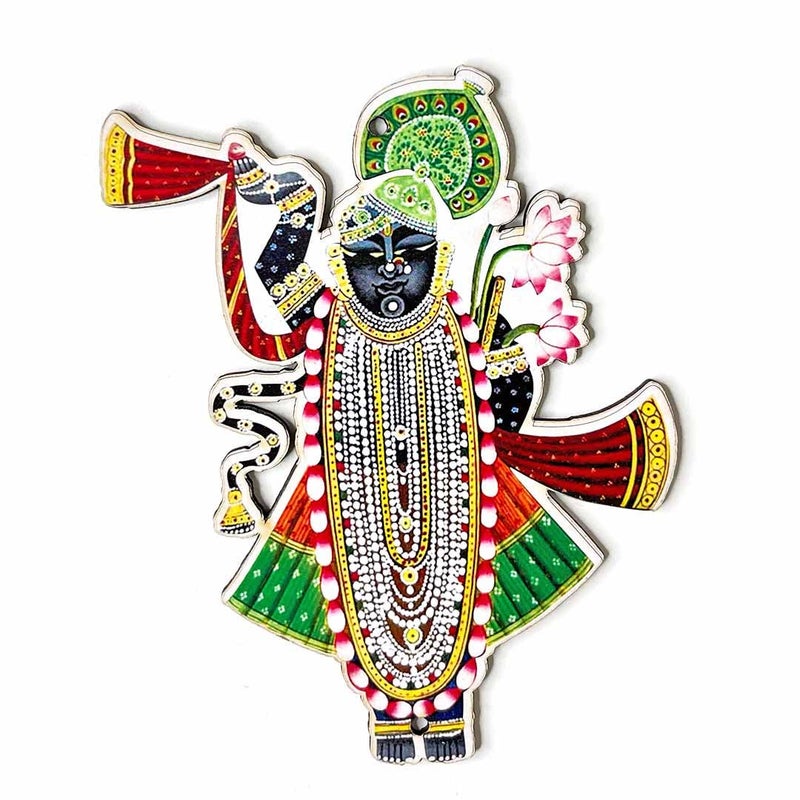 Adikala Pichwai Shrinathji MDF Cutout Design for Diwali | Dussehra | Rangoli | Pooja | Festival Gift | Wedding Decorations Big_(Set of 6) - Image 4