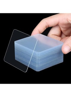 PROMASS promass Double Sided Tape Heavy Duty 6 * 6cm Clear Strong Adhesive Waterproof Removable Double Sided Mounting Tape for Home Office Wall Decor, DIY Crafts, Auto Glass Decor(50PCS)  - Image 1