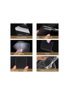 PROMASS promass Double Sided Tape Heavy Duty 6 * 6cm Clear Strong Adhesive Waterproof Removable Double Sided Mounting Tape for Home Office Wall Decor, DIY Crafts, Auto Glass Decor(50PCS)  - Image 4