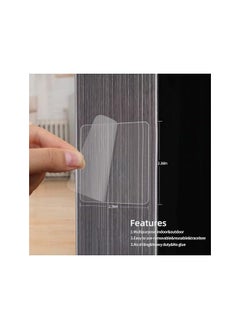PROMASS promass Double Sided Tape Heavy Duty 6 * 6cm Clear Strong Adhesive Waterproof Removable Double Sided Mounting Tape for Home Office Wall Decor, DIY Crafts, Auto Glass Decor(50PCS)  - Image 2