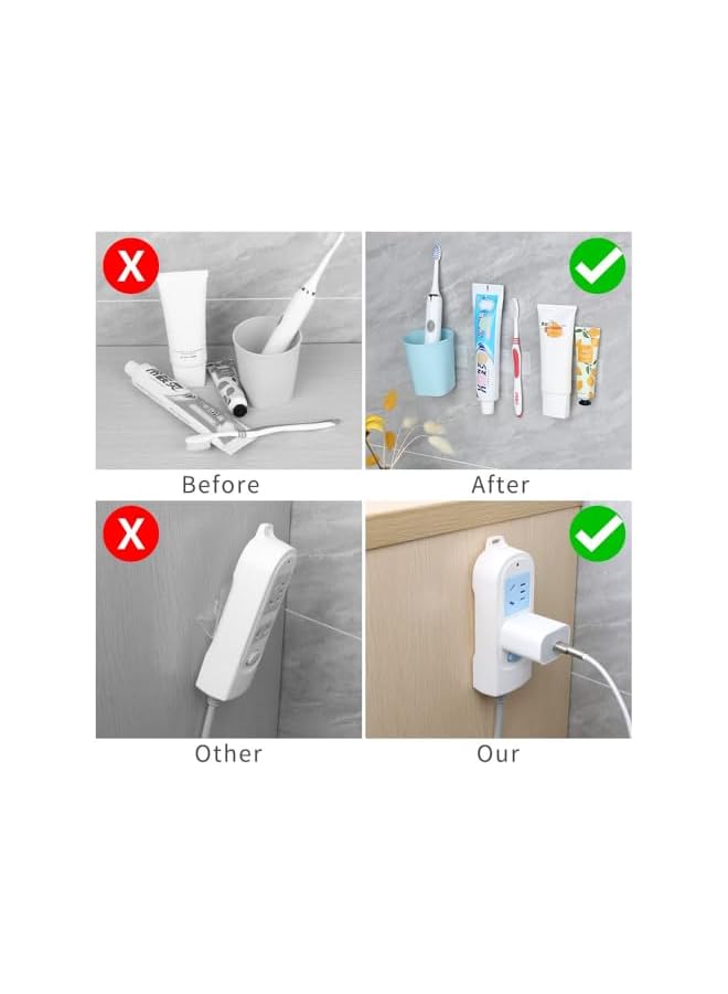 PROMASS promass Double Sided Tape Heavy Duty 6 * 6cm Clear Strong Adhesive Waterproof Removable Double Sided Mounting Tape for Home Office Wall Decor, DIY Crafts, Auto Glass Decor(50PCS)  - Image 3