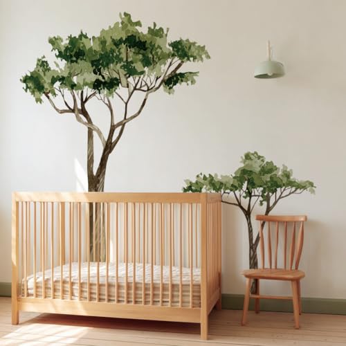 astrkiz Extra Huge Trees Wall Decals Peel and Stick, Self Adhesive PVC Realistic Tree Wall Mural Sticker, Precut Safari Acacia Tree Wall Art Decor for Kids Bedroom Playroom Nursery Room, 70.86"x88.58" - Image 5