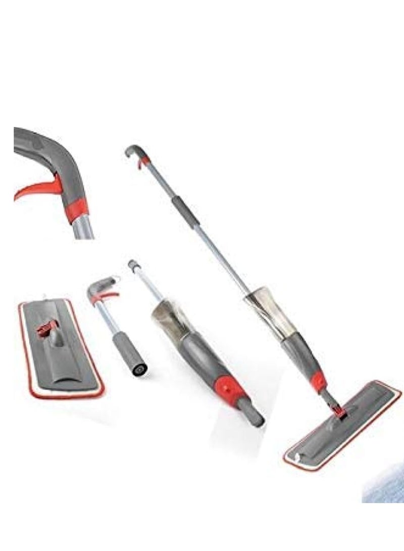 ممسحة مايكروفايبر مع بخاخ رمادي/ أحمر/ أبيض - Image 5