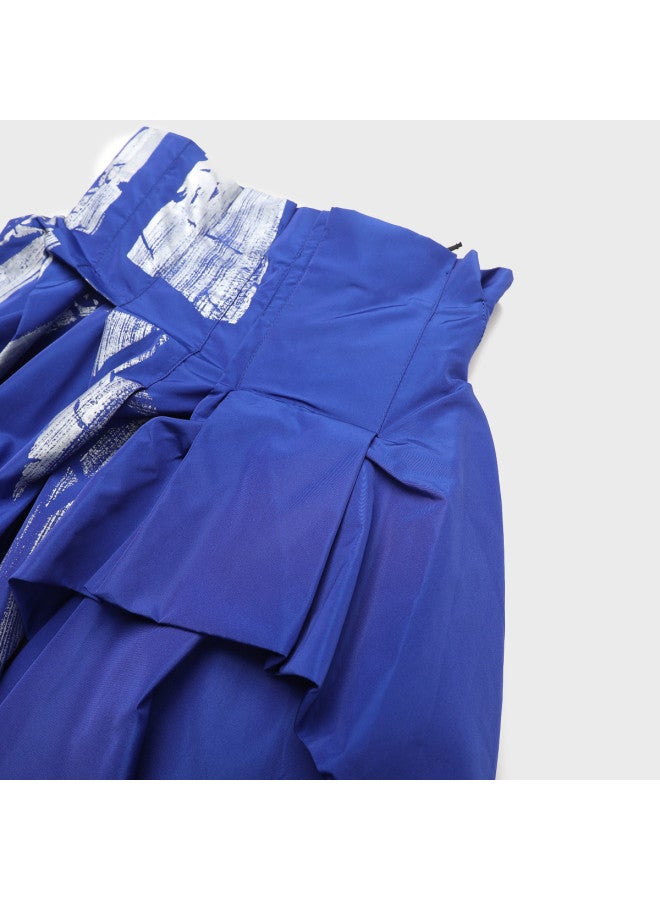 Zara Luxury Modern Stylish Chic Color-Blocking Irregular Design High-Waist Loose Straight Midi Skirt - Image 5