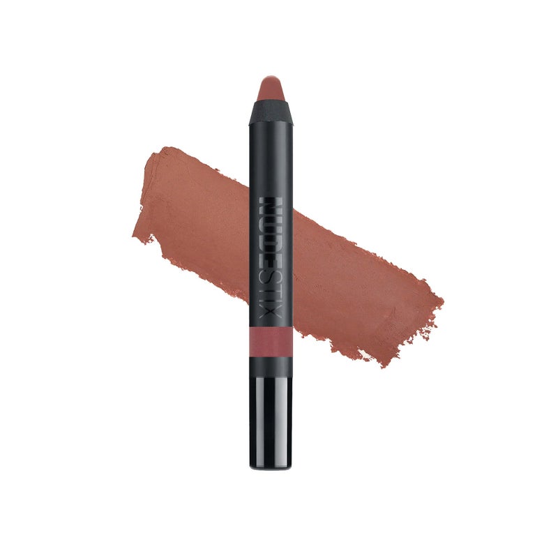 Nudestix Intense Matte Lip + Cheek Pencil â€“ 3-in-1 Long-Wear Matte Lipstick, Lip Liner & Blush Stick | Waterproof, Vegan, Preservative-Free | Soft Matte Finish, Shade: Purity - Image 1