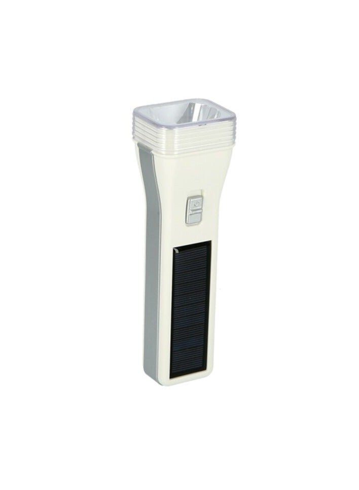 KRYPTON Krypton Rechargeable LED Flashlight With Solar Panel - High Power Super Bright Torch Light - Image 3