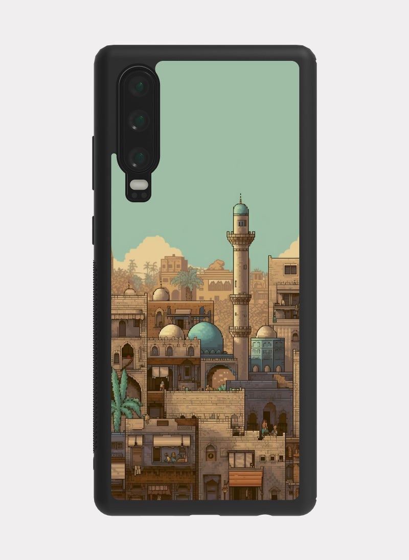 PXLAAT Huawei P30 case cover Old City - Image 1
