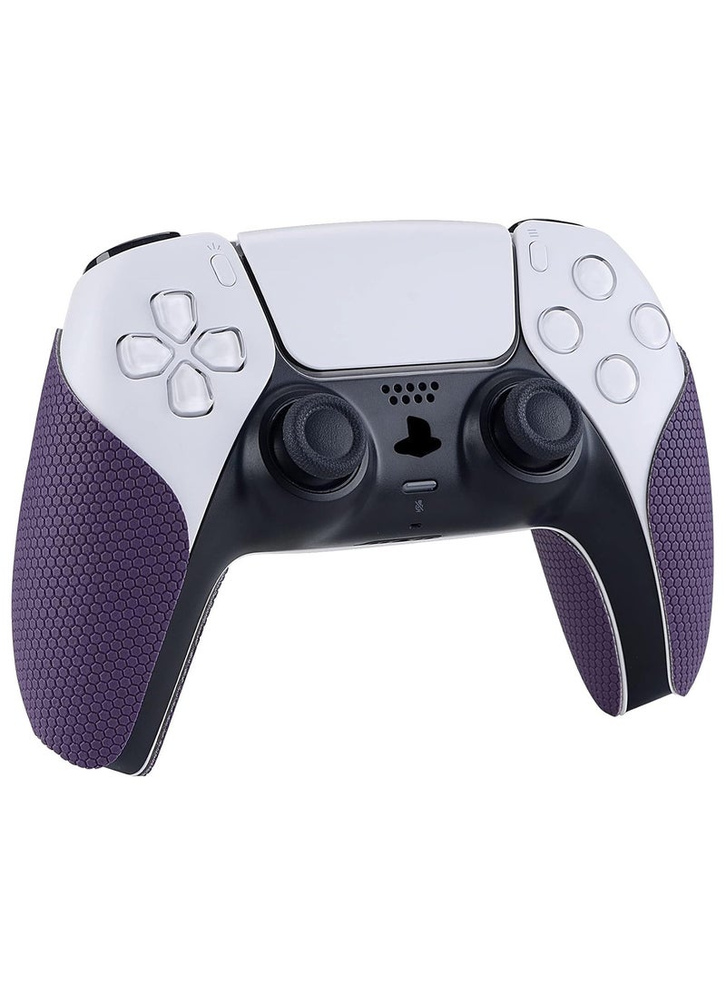playvital - PlayVital Purple Anti-Skid Sweat-Absorbent Controller Grip for PS5 Controller, Professional Textured Soft Rubber Pads Handle Grips for PS5 Controller - PFPJ006 - Image 1