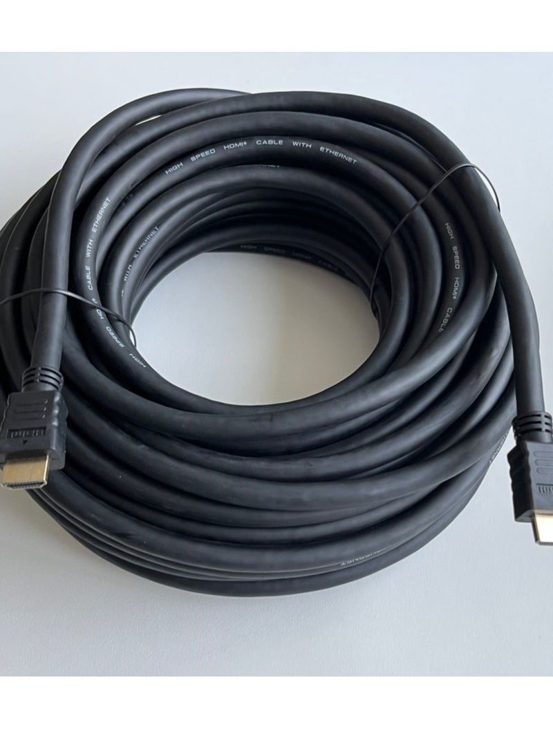 15 Meters HDMI Cable 4K  HDMI 2.0  High-Speed 4K 60Hz HDMI to HDMI Video Wire Compatible with Projector, Television, Personal Computer - Image 1