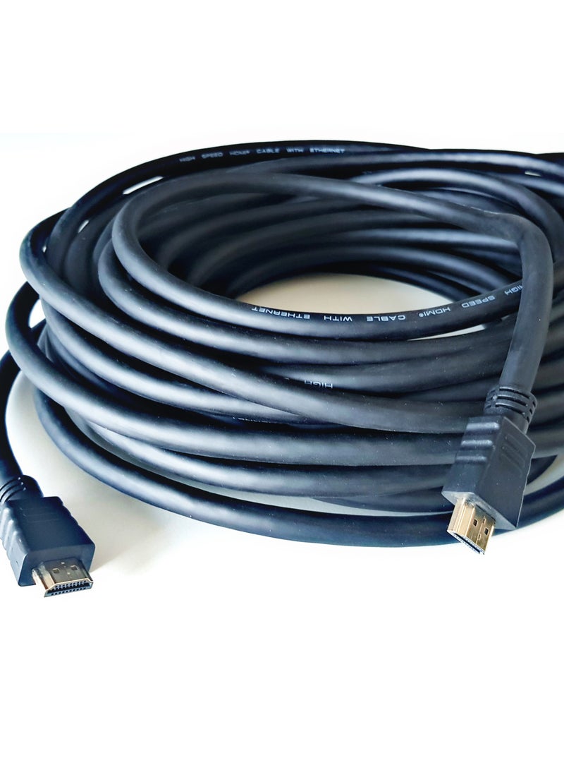 15 Meters HDMI Cable 4K  HDMI 2.0  High-Speed 4K 60Hz HDMI to HDMI Video Wire Compatible with Projector, Television, Personal Computer - Image 2