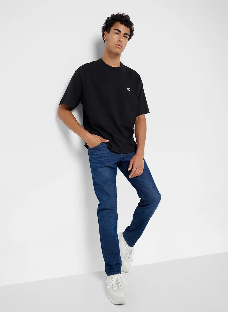 Calvin Klein Jeans Logo Crew Neck T-Shirt