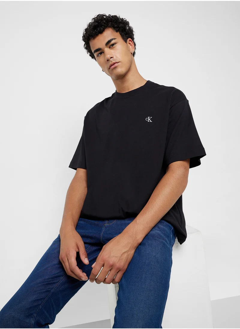 Calvin Klein Jeans Logo Crew Neck T-Shirt