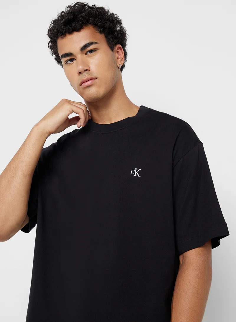 Calvin Klein Jeans Logo Crew Neck T-Shirt