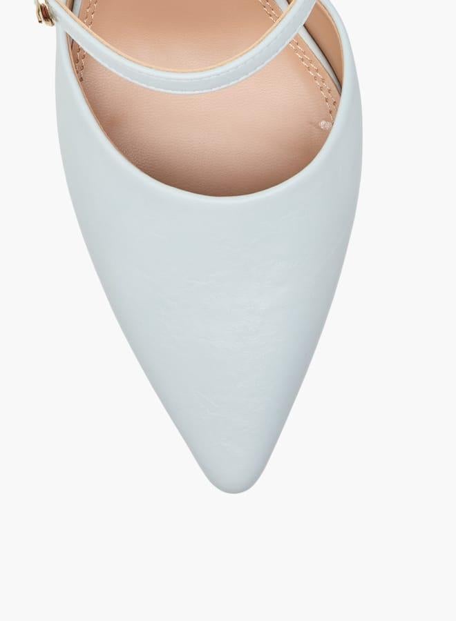 Celeste Women's Solid Slip-On Mules with Stilettos Heels - Image 4