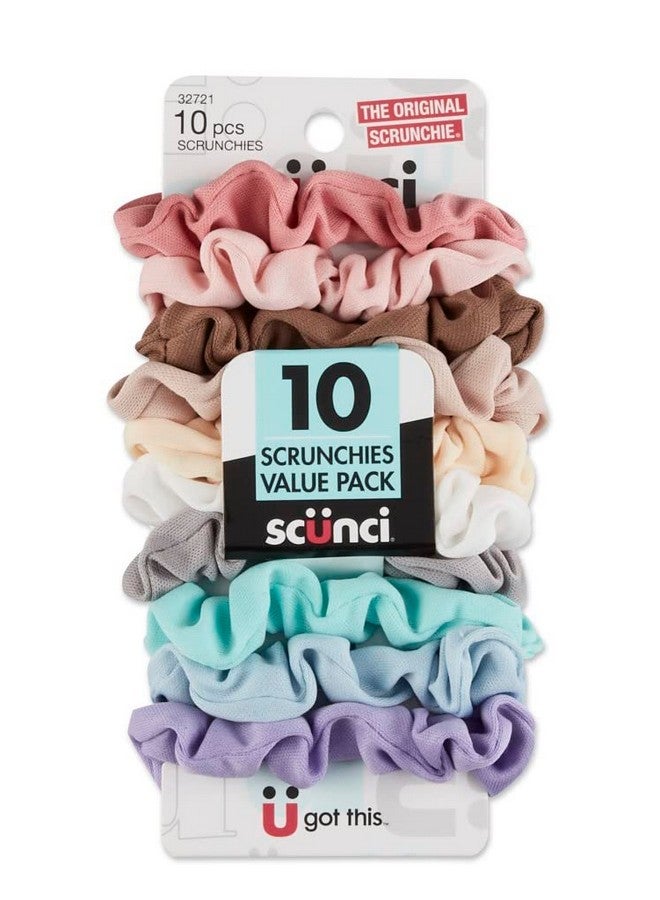 Scunci Value Pack No Damage Scrunchies 10 Pcs. - Image 1