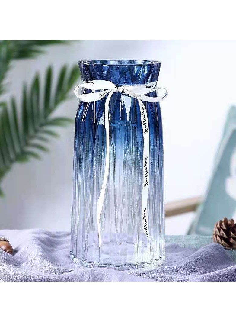 مزهرية زجاجية من FFD مزهرية زهور زجاجية أنيقة تصميم فريد مزهريات زجاجية لطيفة لتزيين المنزل وغرفة المعيشة وسطح المكتب - Image 2