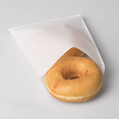 BagDream Glassine Waxed Paper Bags 5.5x7.75 Inches Pack of 100 Small Flat Glassine Envelopes, Paper Bags for Popcorn, Cookie, Gifts - Image 5