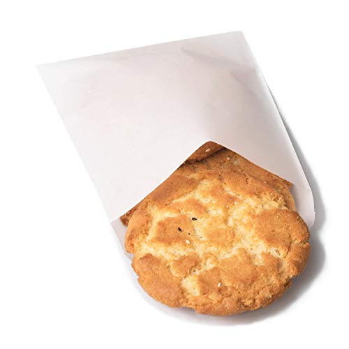 BagDream Glassine Waxed Paper Bags 5.5x7.75 Inches Pack of 100 Small Flat Glassine Envelopes, Paper Bags for Popcorn, Cookie, Gifts - Image 1