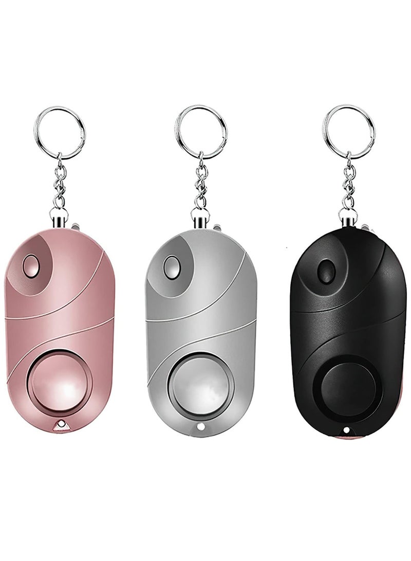 KASTWAVE Alarm for Women, 130dB Self Defense Siren Song Alarm Keychain with LED Light, Safe Sound Personal Safety Alarm Emergency(3 Pack) - Image 1