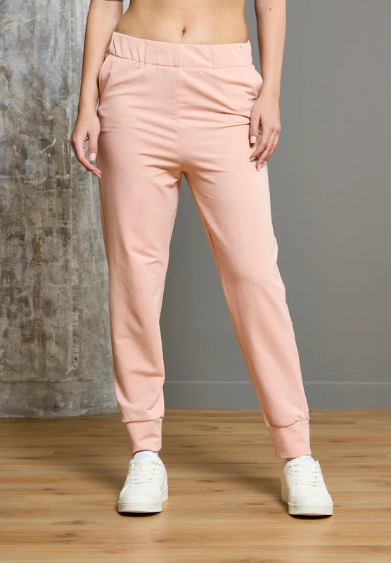 ذوق Tapered Hem Contrast Label Joggers
