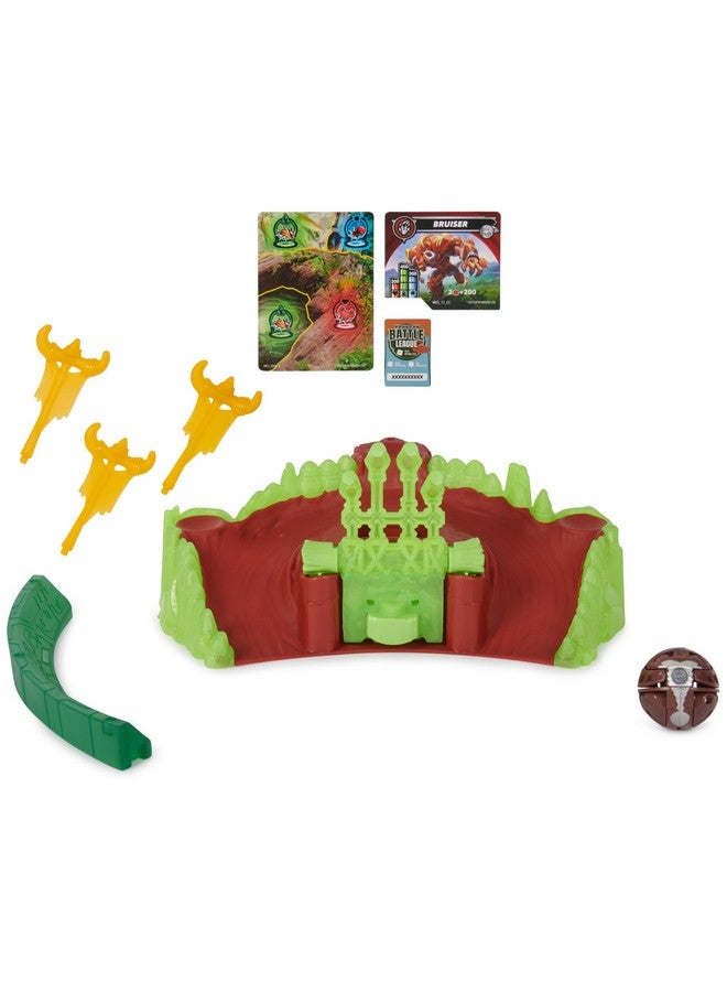 BAKUGAN Bakugan Training Set with Bruiser, Mammal Clan Themed, Customizable Action Figure, Trading Cards, and Playset, Kids Toys for Boys and Girls 6 and up  - Image 4