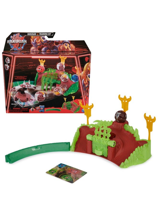 BAKUGAN Bakugan Training Set with Bruiser, Mammal Clan Themed, Customizable Action Figure, Trading Cards, and Playset, Kids Toys for Boys and Girls 6 and up  - Image 1