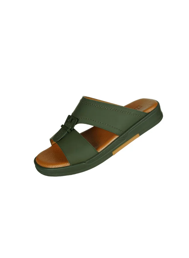barjeel uno 008-3394 Barjeel Uno Men Arabic Sandals BJM 07 Olive