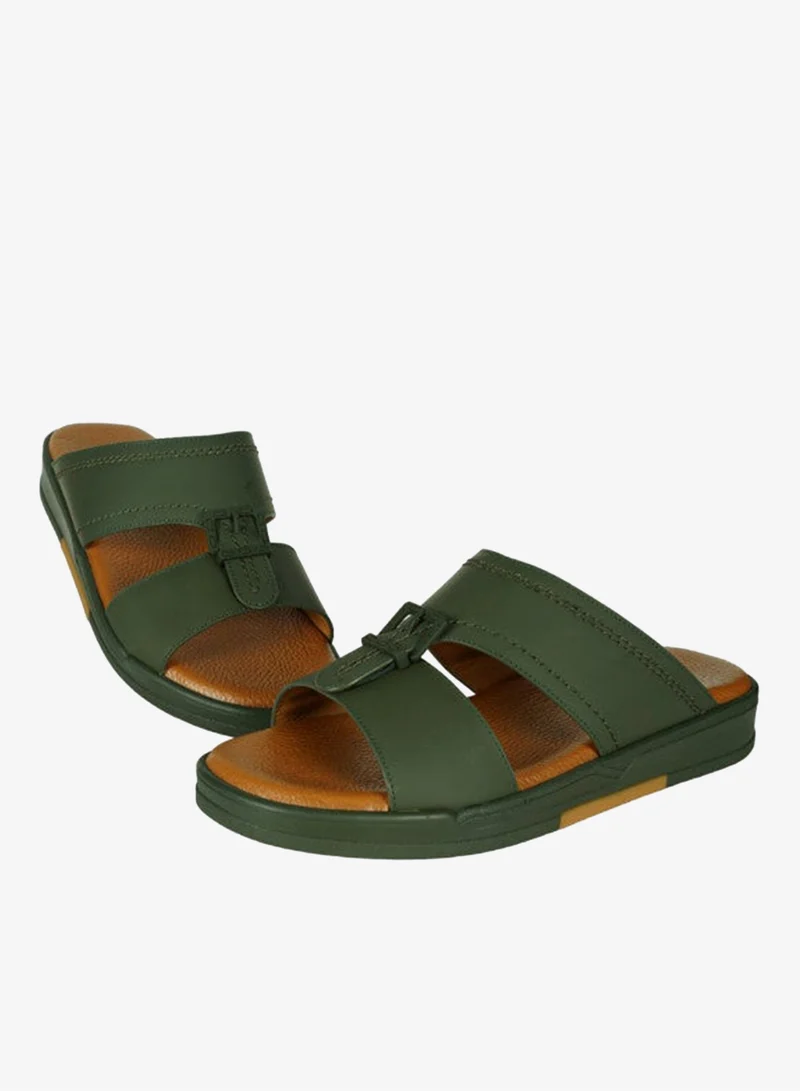 Barjeel Uno Olive 008-3394 Barjeel Uno Men Arabic Sandals BJM 07 Olive for Men | Best Price UAE