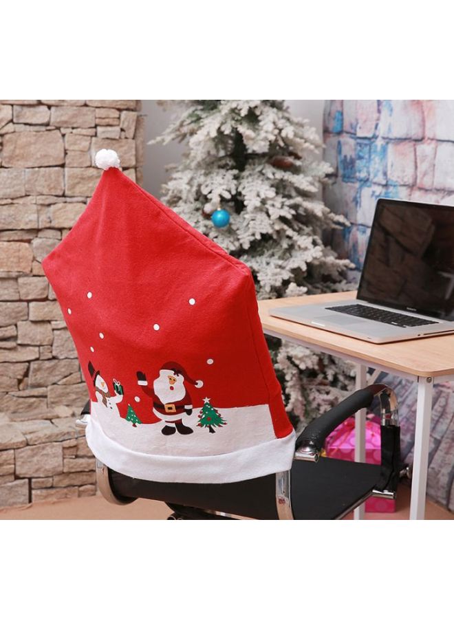 NIBEMINENT Decorative Chair Cover Red/Green/White 60x49cm - Image 3