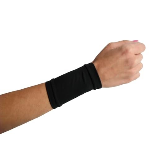 Tatjacket Tattoo Cover Up Concealer Sleeve, 2-PACK, Wrist or Instep coverage, UPF 50 Protection, Slip Free, for Men & Women (Unisex), BLACK, ONE SIZE - Image 1