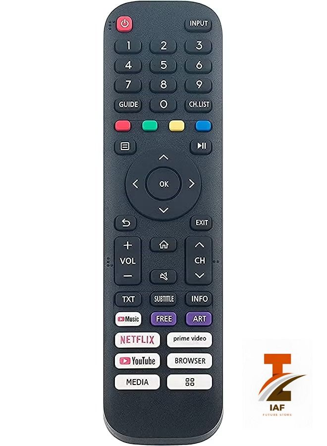 إيف EN2J30H استبدال جهاز التحكم عن بعد مناسب لتلفزيون Hisense Vidaa الذكي 2020 32A45GV 40H5G 40A4GV 40A40GV 40A40GMV 40H55G 40A4HV 40A4070GMV