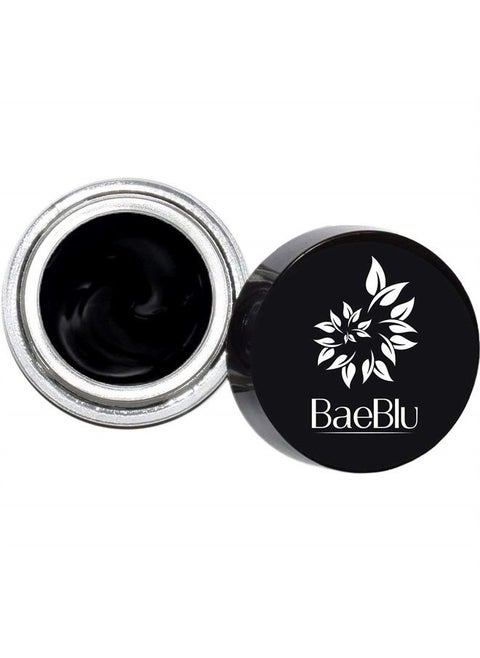 Organic Gel Eyeliner Pot, 100% Natural Waterproof Non-Irritating, Create Any Look, Very Black