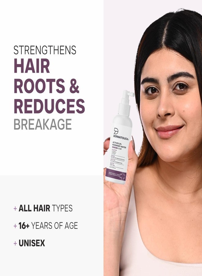 DERMATOUCH Rosemary hair Spary For Hair Growth | Advance 2% Actives Rosemary, Redensyl, Anagain + Procapil Spray Mist for Fall Control, Stimulates Hair Growth, Adds Shine, Strengthens | 50ml - Image 4