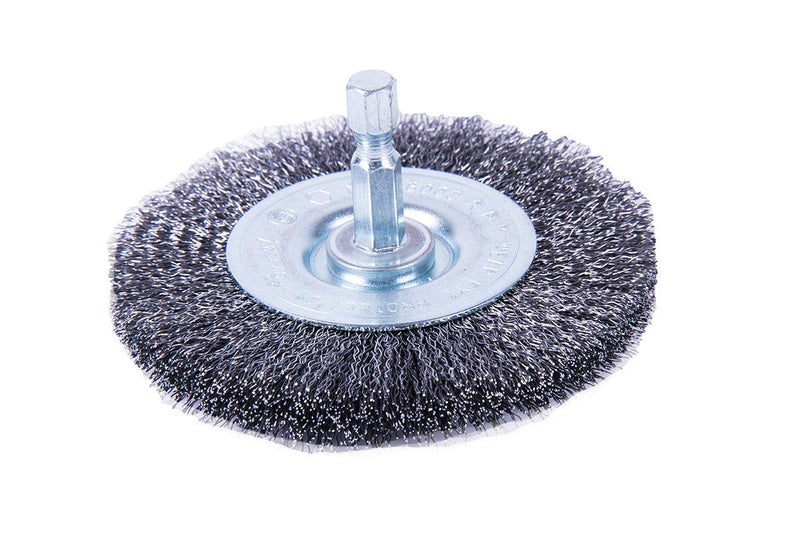 Forney 72792 Wire Wheel, Fine Crimped with 1/4" Shank, 3" - Image 1