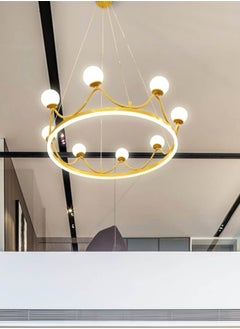 LED Crown Design Chandelier Gold for Living Room, Bedroom 100x80cm - pzsku/ZB02AA49842310EBC3DE4Z/45/_/1724240812/ae3298cb-f665-402a-bb75-c667fb4e7adc