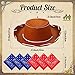 Coume 24 Pieces Cowboy Hats and Bandanas for Kids Western Cowboy Costume Hat Accessories for Toddler Child Western Theme Birthday Party Supplies Halloween Costume DressBrown Red - Image 4