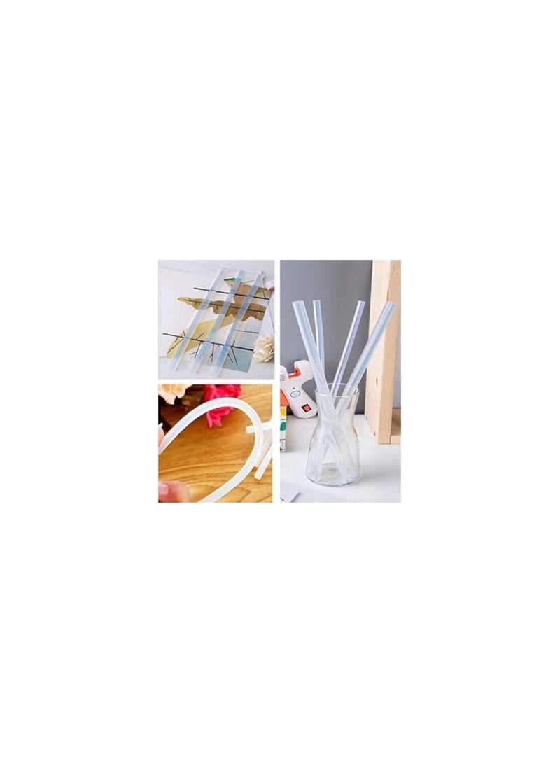 White Hot Melt Glue thin Gun Wax Sticks - Set of 52 - Image 3