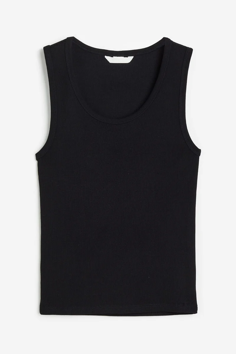 اتش اند ام Ribbed Knitted Tank Top