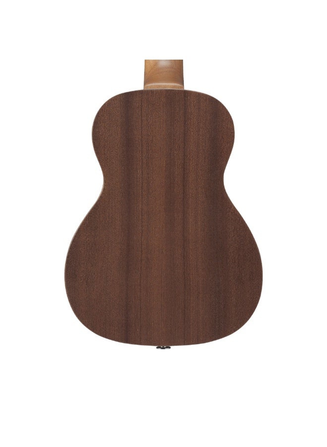 Ibanez UKS100-OPN | Ukuleles | Soprano Body | 4-String | Sapele Top | Purpleheart Fingerboard | Side Sound Port | Tall Frets | Open Pore Natural - Image 5