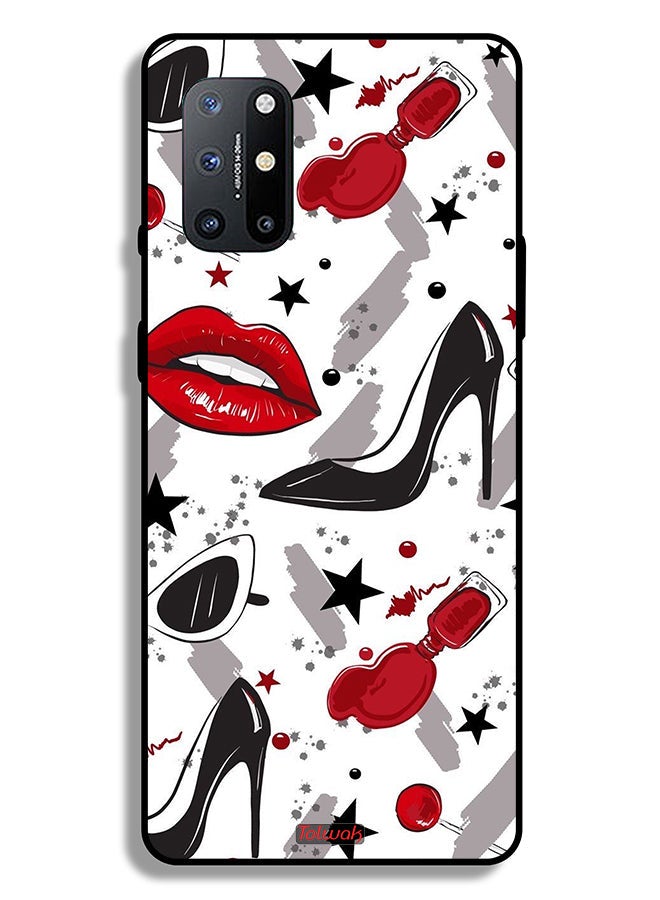 Tolwak OnePlus 8T Plus 5G Protective Case Cover Lipstick And Shoes Art - Image 2