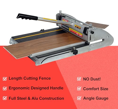 CUTTEREX 13 INCH 360° VINYL Floor Cutter for VCT, LVT, PVC, Rubber Floor and VINYL Plank - Image 2