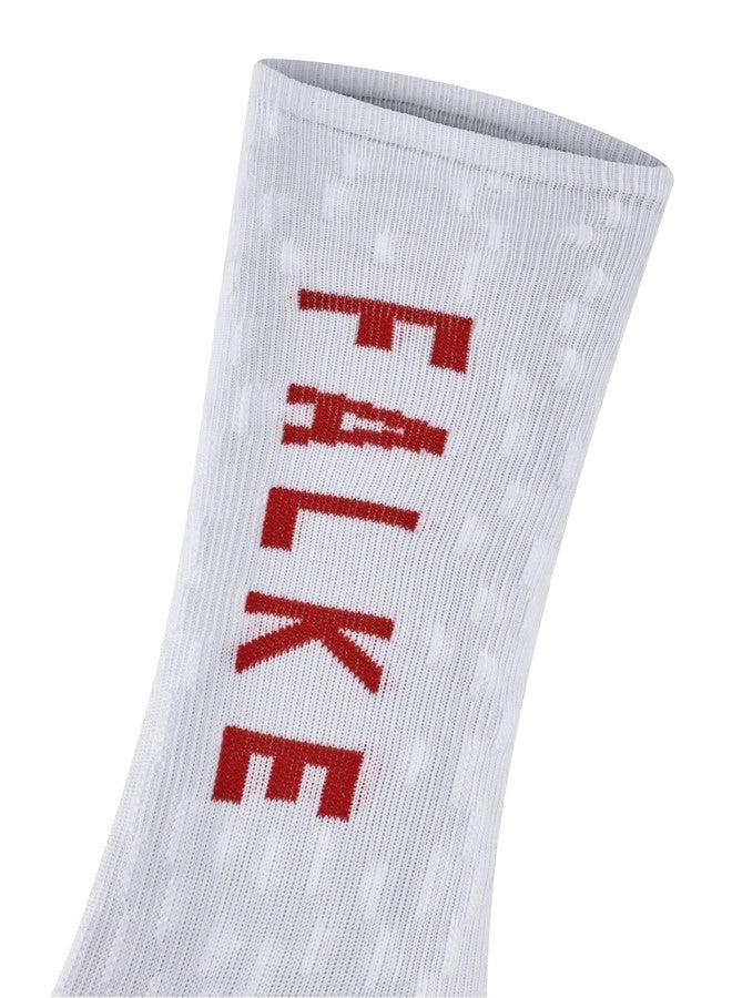 FALKE Unisex BC Impulse Peloton Cycling Socks, Mid Calf, Ultra Thin, Breathable Quick Dry, Sustainable Polyester, White (White 2008), 9-10, 1 Pair - Image 4