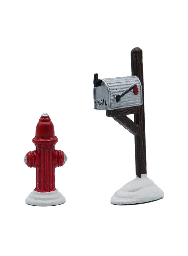 Dept 56 The Original Snow Village Fire Hydrant & Mailbox (Set of 2) #5132-2