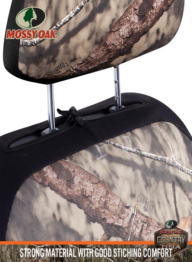 Mossy Oak Front Camo Seat Covers Low Back - Made with Premium PVC & Canvas Fabric, Airbag Compatible, Universial Fit Most Bucket Seats - Official Licensed Product - Image 5