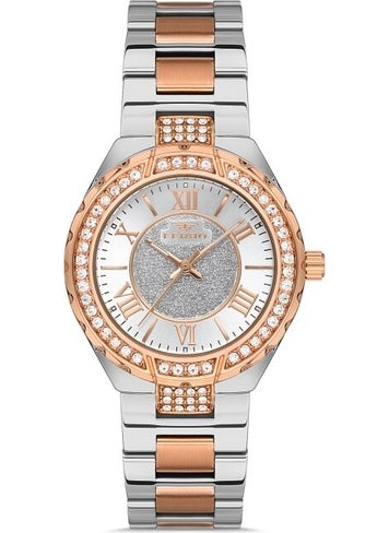 FERRO FL21285A-E 36 mm Rose-Silver Women's Wristwatch  - Image 1