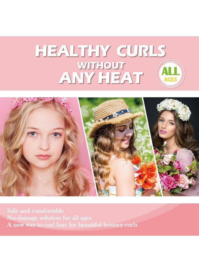 Yampahpa Heatless Curling Rod Headband, 70" Long, Soft Velour Hair Curlers for Medium Long Hair, Overnight Hair Rollers Set, Lazy Hair Curlers to Sleep In, 15 Pcs - Image 5