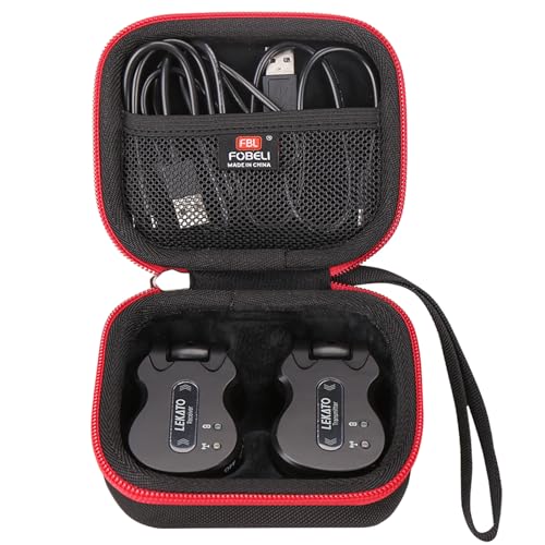 FBLFOBELI Hard Storage Case for LEKATO 5.8 Wireless Guitar System Wireless Audio Electric Guitar Transmitter Receiver - Image 1