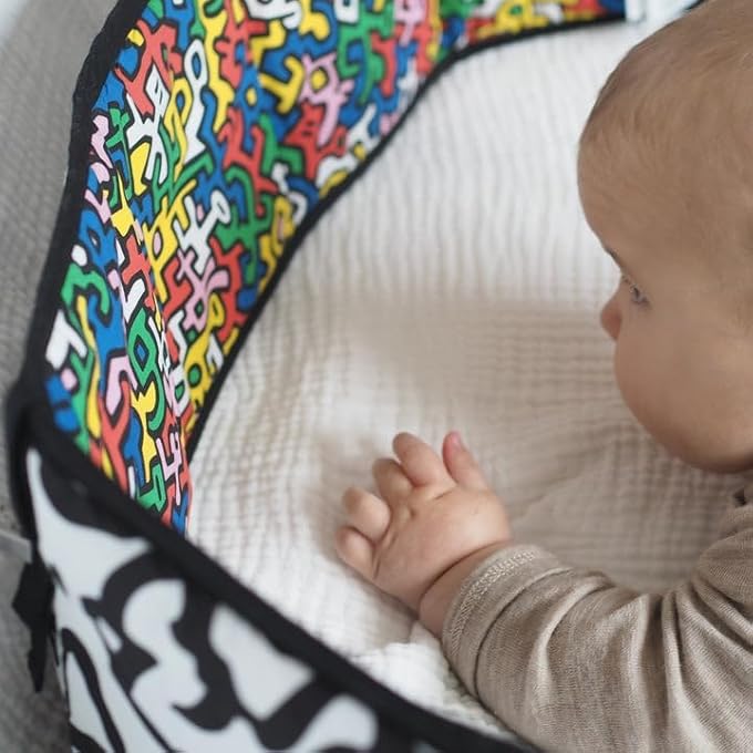 KEITH HARING SENSORY STRIP – ENGAGING VISUAL STIMULATION FOR BABIES – SOFT AND PORTABLE SENSORY DEVELOPMENT TOY - Image 3