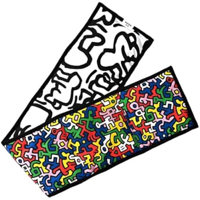 KEITH HARING SENSORY STRIP – ENGAGING VISUAL STIMULATION FOR BABIES – SOFT AND PORTABLE SENSORY DEVELOPMENT TOY - Image 1